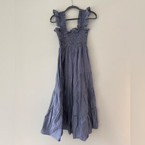 Hill House Home Ellie Nap Dress in Navy Gingham - Size Small